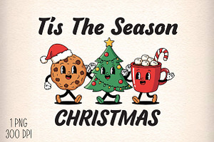 Tis The Season Christmas Png, an Illustration by Daily.Designs