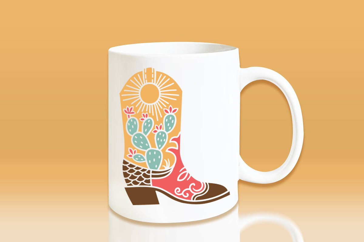 Cowboy boots SVG, cactus SVG, an Object Illustration by TanchaArt (Photo 4 of 6)