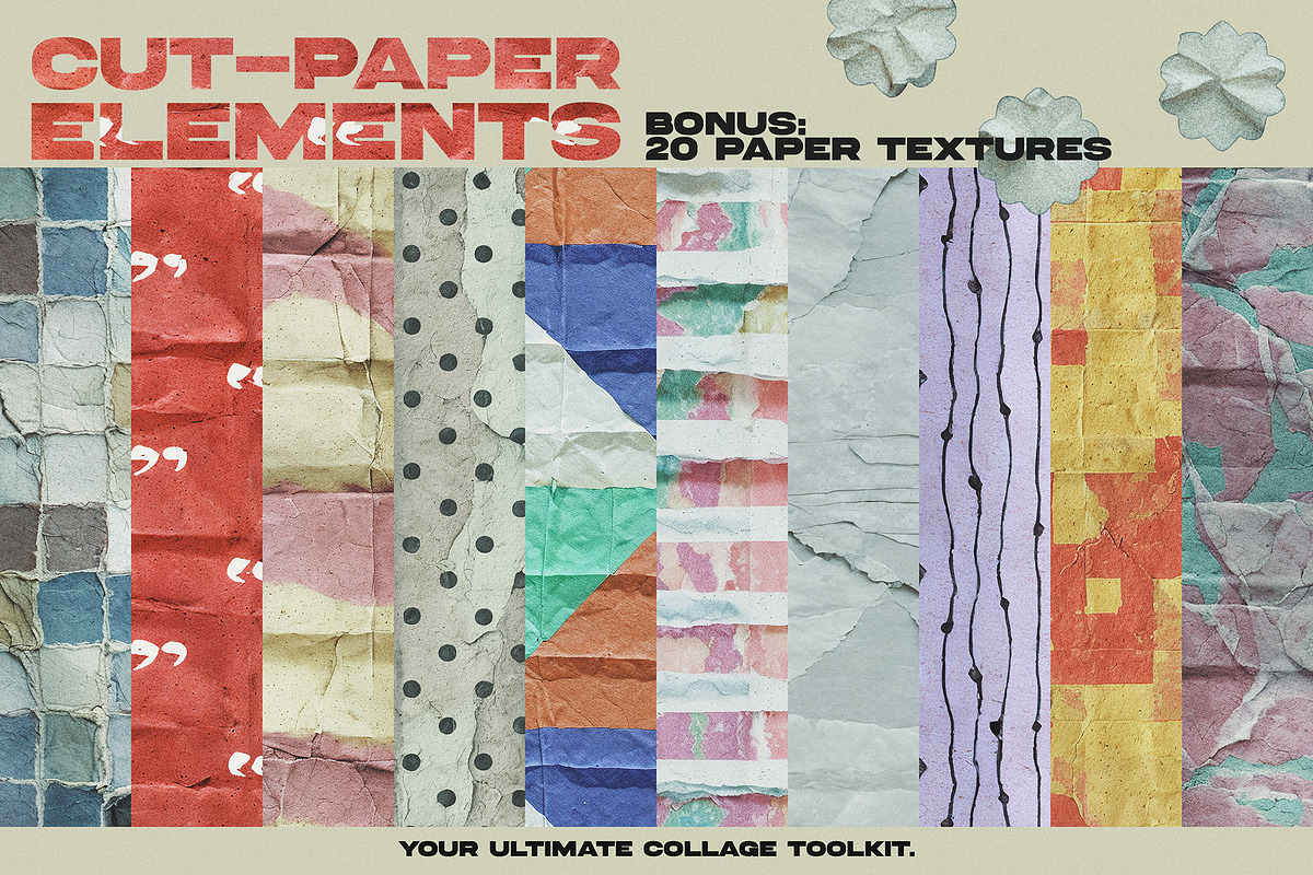 Cut‑Paper Elements: 700+ PNG Kit, an Object Graphic by Megan Aili Designs (Photo 12 of 15)