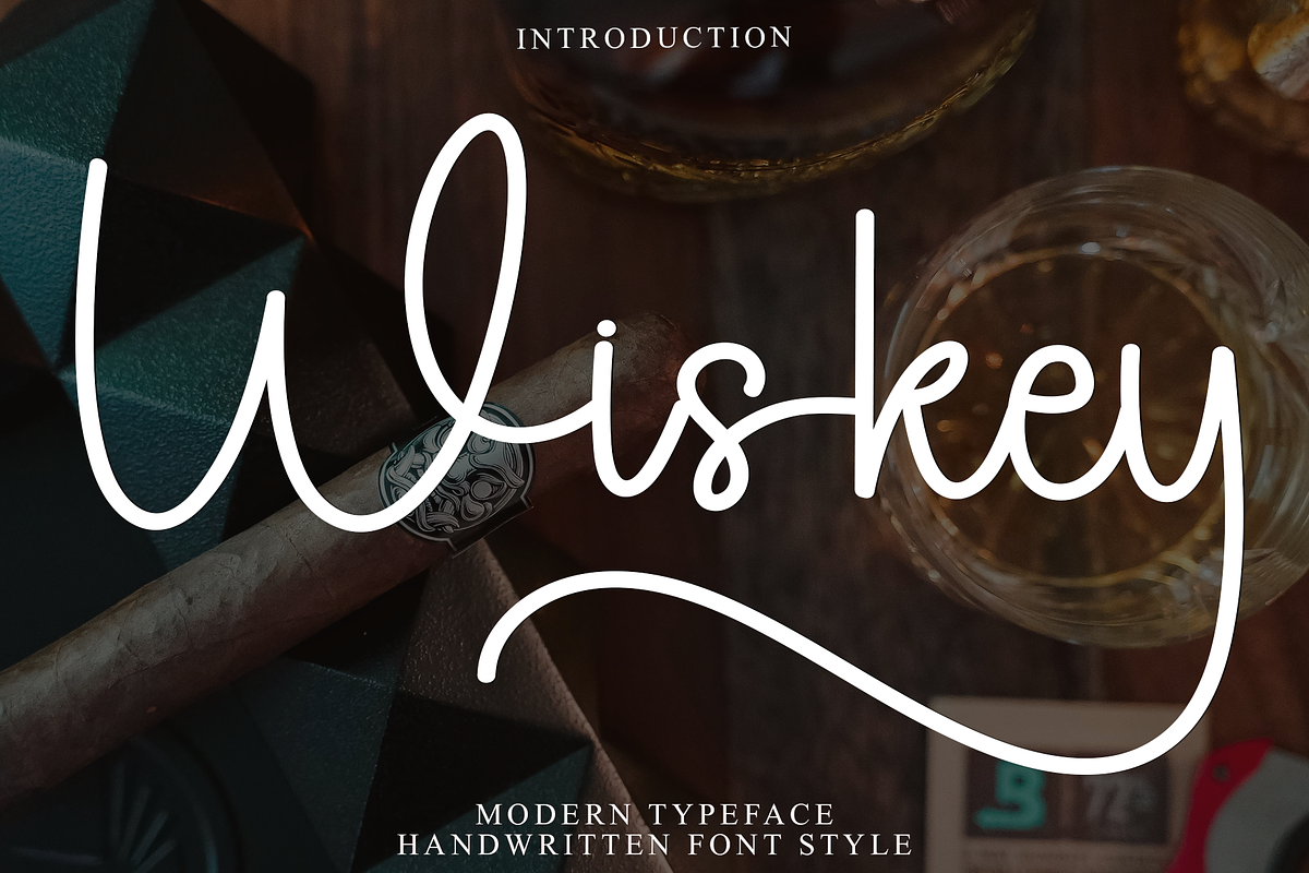 Wiskey, a Handwritten Font by FreshTypeINK (Photo 1 of 8)