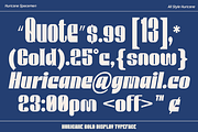 Huricane Sans Bold Display Font, a Sans Serif Font by Ronny Studio (Thumbnail 6 of 10)