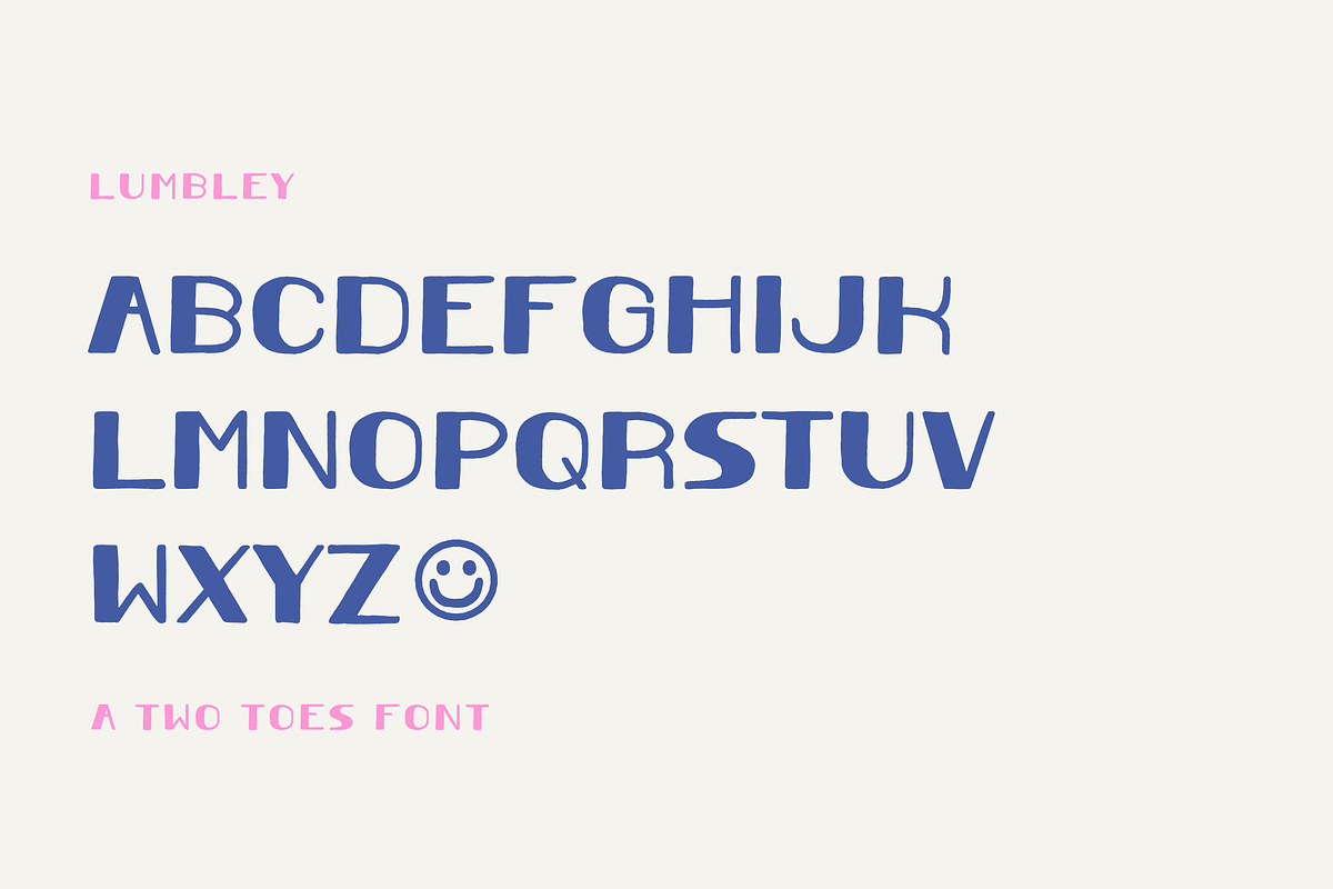 Lumbley: Vintage Display Font, a Sans Serif Font by Two Toes Creative (Photo 2 of 4)