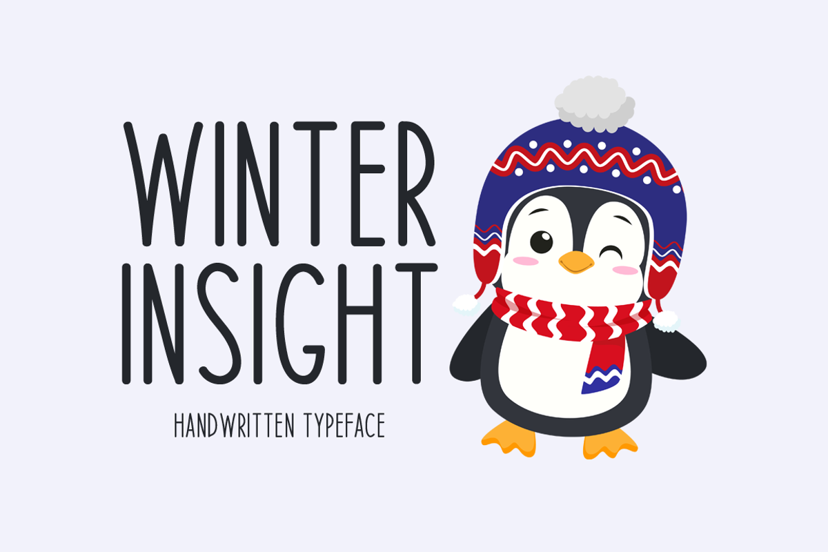 Winter Insight Typeface, a Script Font by Seemly Fonts (Photo 1 of 3)