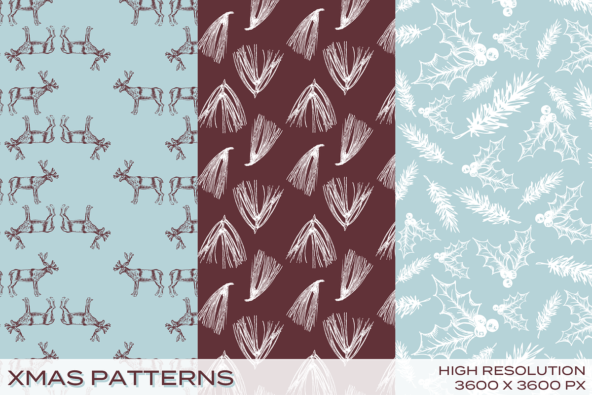 Xmas Patterns preview 3