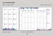 Printable Planner Set with Crystals, a Stationery Template by Olga Alexeenko (Thumbnail 2 of 10)