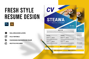 Fresh Style CV & Resume