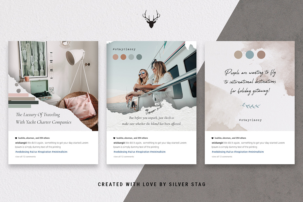 #InstaLove Instagram Posts & Stories, a Social Media Template by SilverStag Type Foundry (Photo 12 of 21)