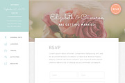 Rustic Wedding Website Template, a Websites & App Template by Alpine Design Works (Thumbnail 3 of 5)