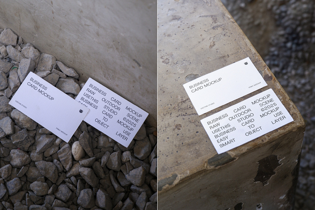 Outdoor Business Card Mockup Bundle, a Merchandise Mockup by Usethis Mockup (Photo 5 of 5)