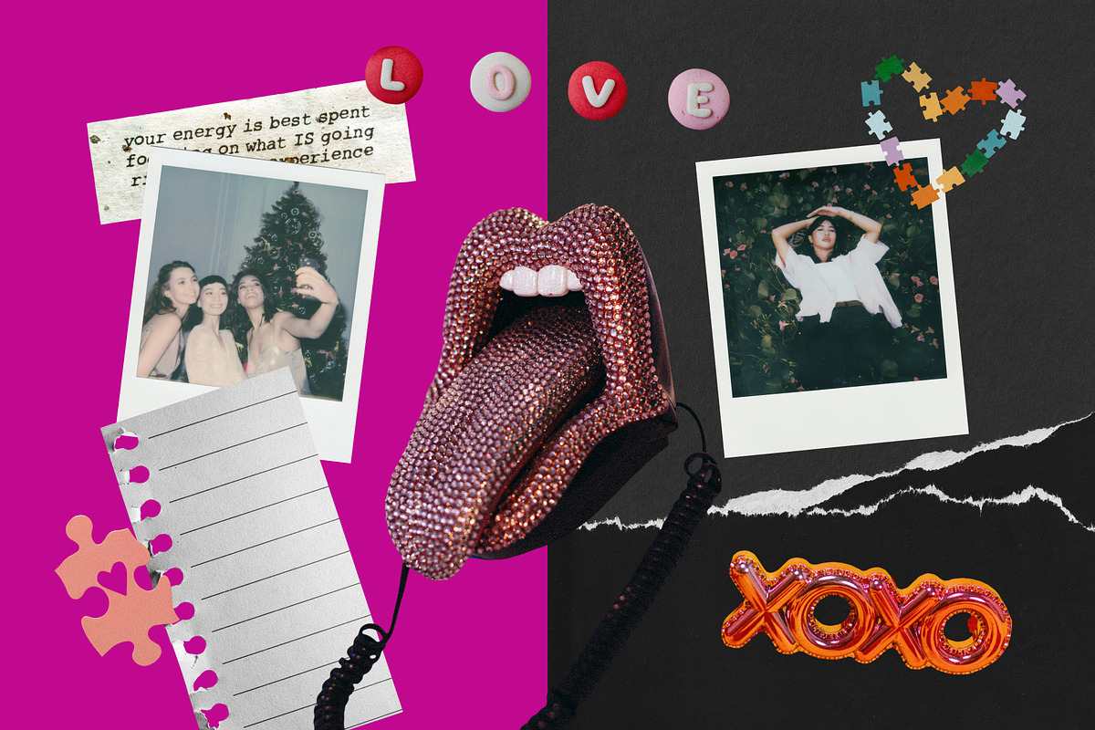 Valentine 90s Y2K Collage Kit, an Object Graphic by Anzhelika (Photo 6 of 13)