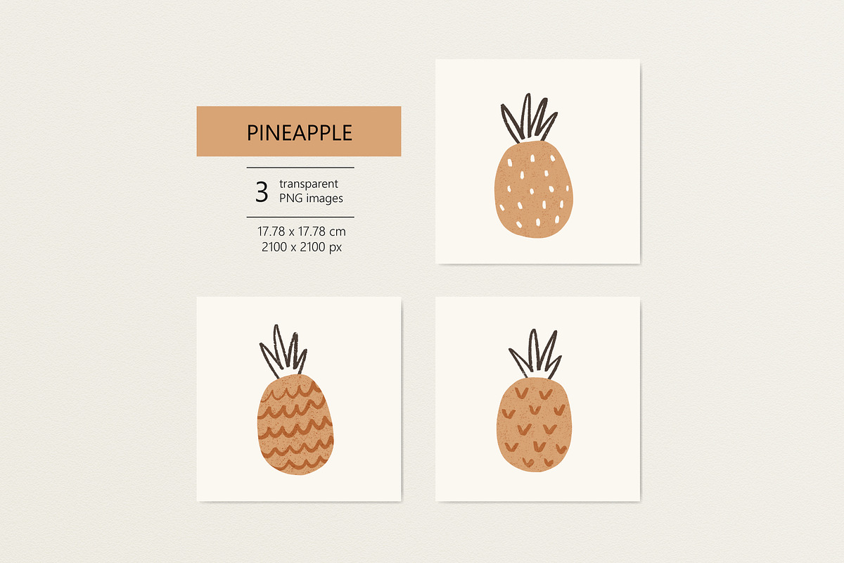 Pineapple, a Pattern Graphic by Olena Kuznietsova (Photo 3 of 8)
