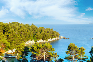 Summer  sea coastline view (Croatia), a Nature Photo by YuriyB