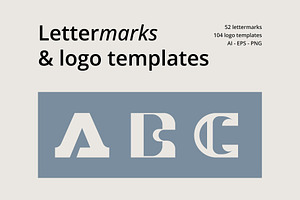 Lettermarks & Logo Templates