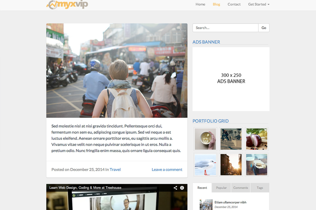 MYXVIP - Multipurpose Bootstrap, a Bootstrap Template by erwinagpasa.com (Photo 2 of 2)