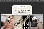 Skincare Instagram templates Canva, a Social Media Template by Design Driven Media (Thumbnail 3 of 6)