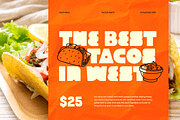 Bravco - Unique Bold Logo Food Font, a Handwritten Font by Sensatype (Thumbnail 2 of 12)