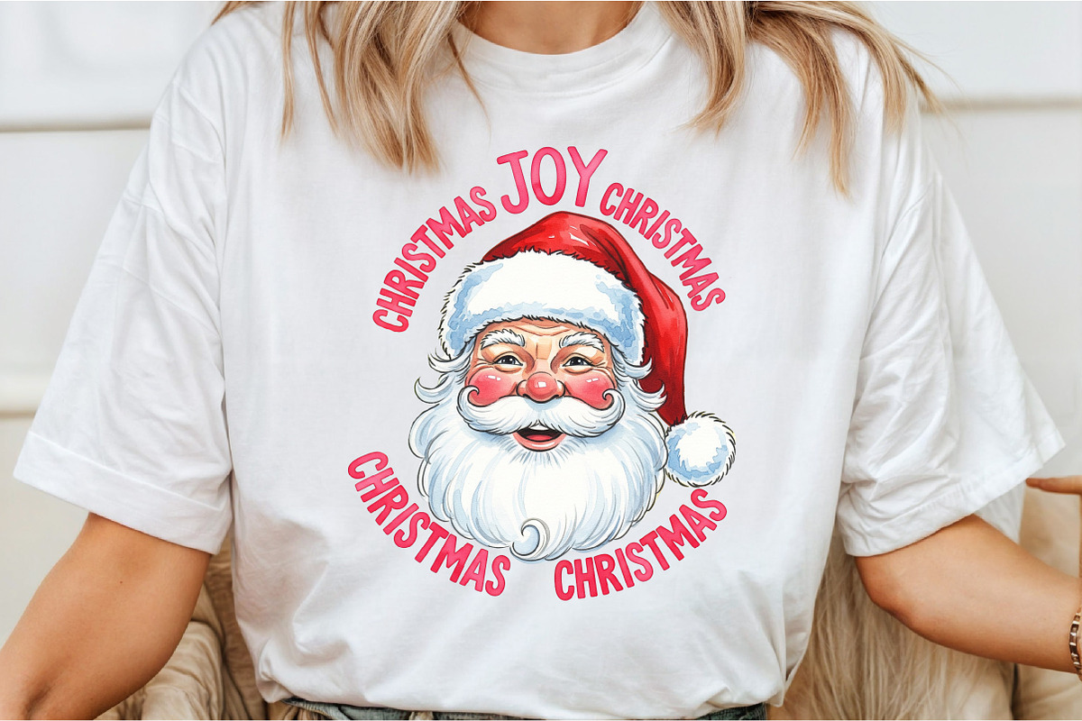 Christmas Joy Christmas Santa Png, an Illustration by DreamCafeArt (Photo 4 of 6)