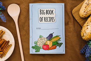 Cookbook. Set of vector elements.