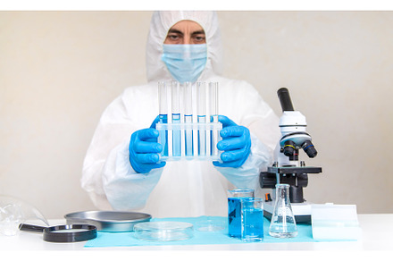 Water research in the laboratory, a Technology Photo by yanadjana