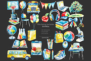 Back to School PNG Image Clipart, an Education Illustration by GlamArtZhanna (Thumbnail 6 of 8)