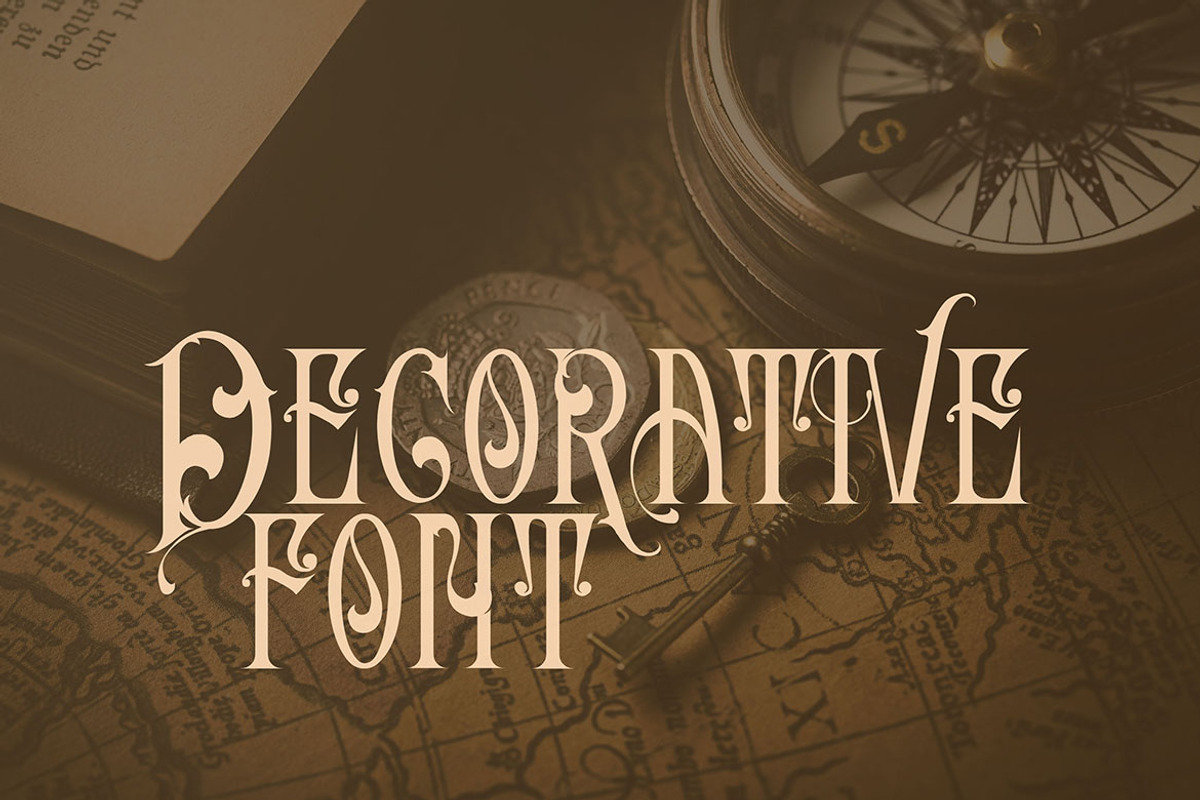 Lavenda - Vintage Ornamental Font, a Serif Font by JumboDesign (Photo 7 of 7)