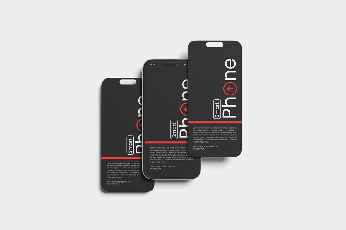 iPhone Screen Mockup, an iPhone Mockup by AndikaGraphic (Photo 2 of 6)