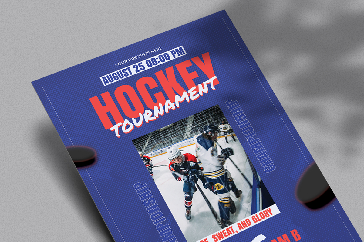 Yelaso - Hockey Tournament Flyer, a Flyer Template by Attype (Photo 4 of 4)