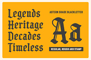 Astern Shade - Blackletter Font, a Blackletter Font by Edignwn Type (Thumbnail 8 of 10)