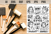 Stencil Reaction, an Object Illustration by MARYCRAFTIRIA (Thumbnail 2 of 3)