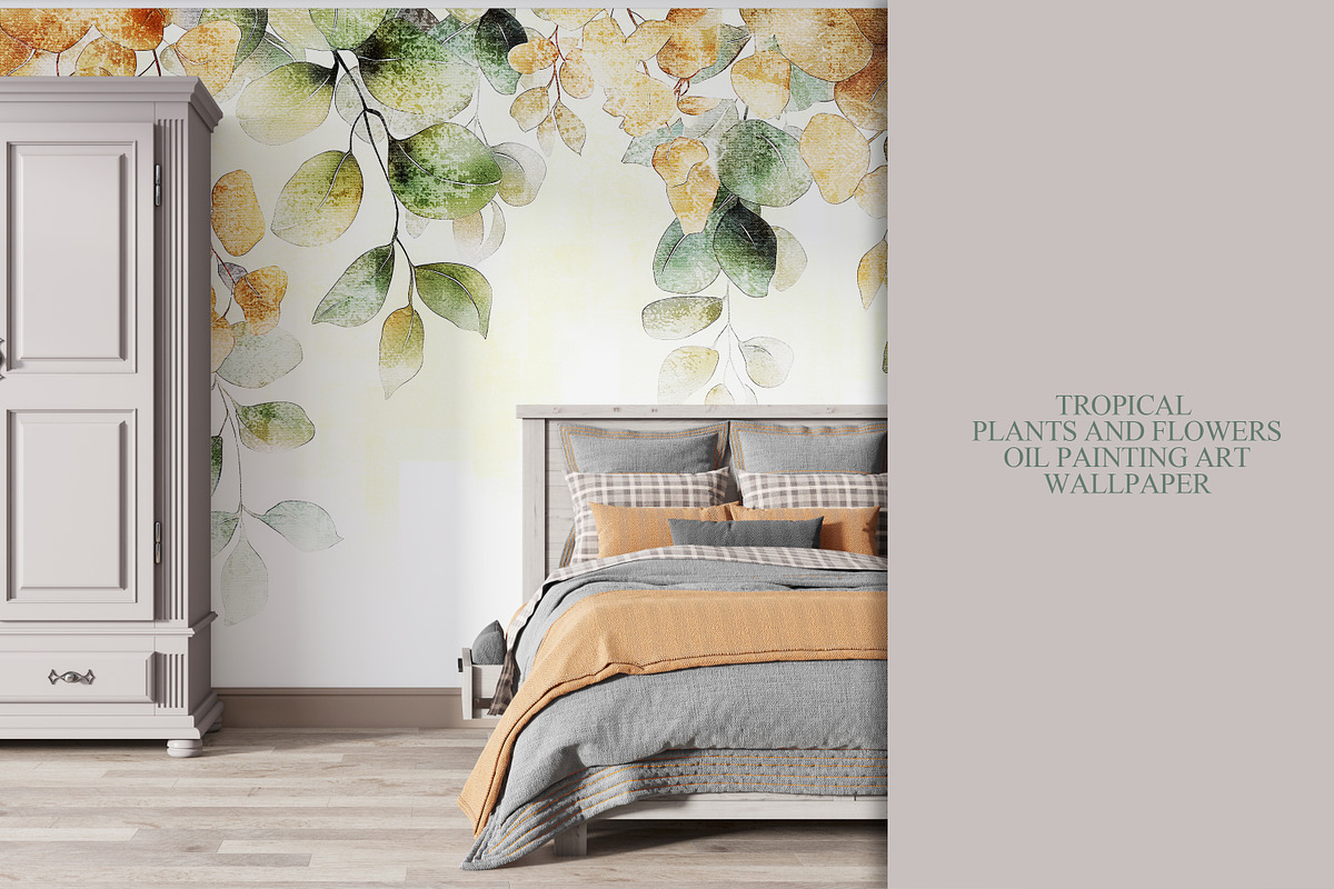 Plants and Flowers Art Wallpaper, a Wallpaper Graphic by fei long (Photo 6 of 10)