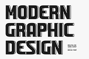 Brisk - Brutalism Sans Serif Font, a Sans Serif Font by Hamz Studio (Thumbnail 5 of 16)