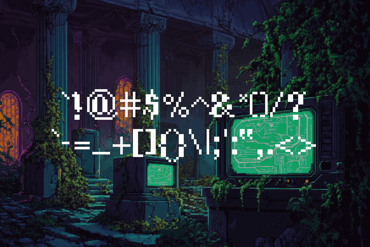 Gothic Byte - Blackletter 8Bit Type, a Blackletter Font by HipFonts (Photo 3 of 6)