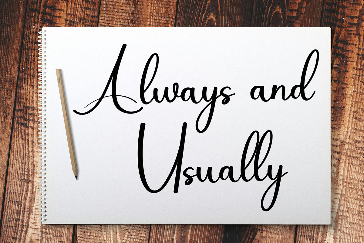 Clamshell, a Handwritten Font by InermediaSTUDIO (Photo 6 of 7)