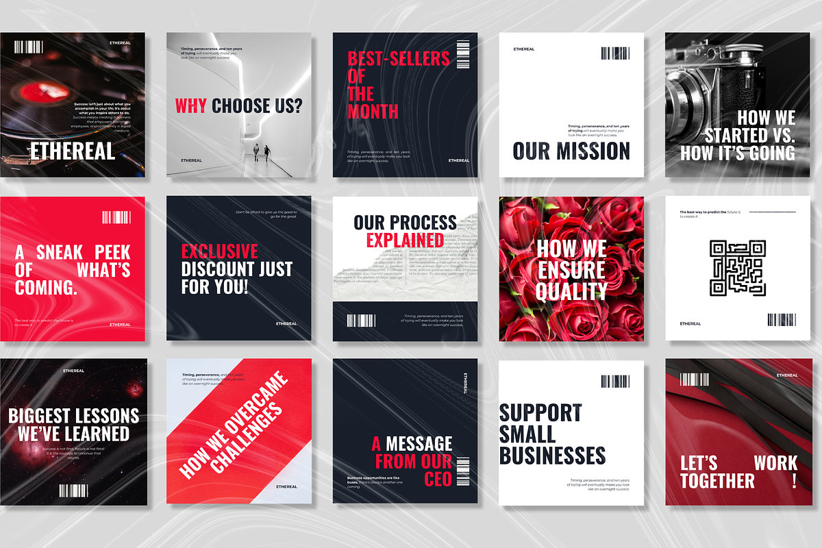 ETHEREAL - Business & Entreprenuer, a Social Media Template by Celine Studio (Photo 6 of 7)