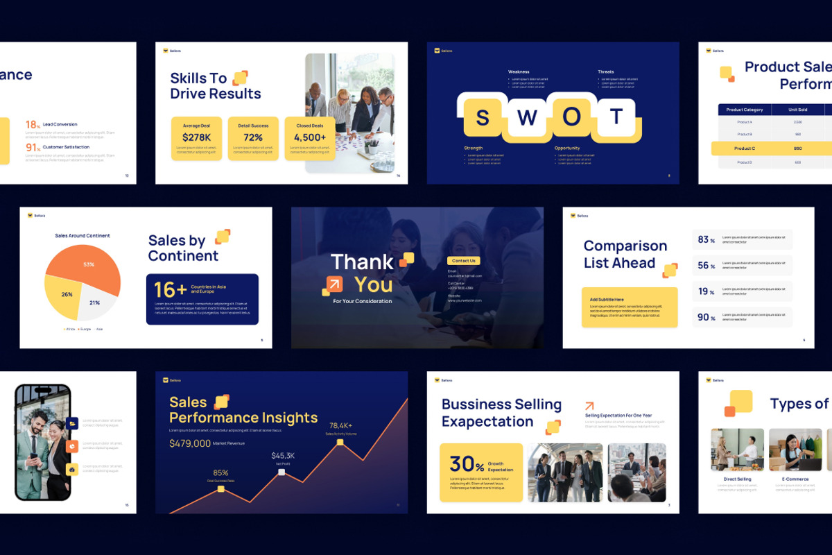 Business Selling Google Slides, a Presentation Template by Loin Studio (Photo 4 of 4)