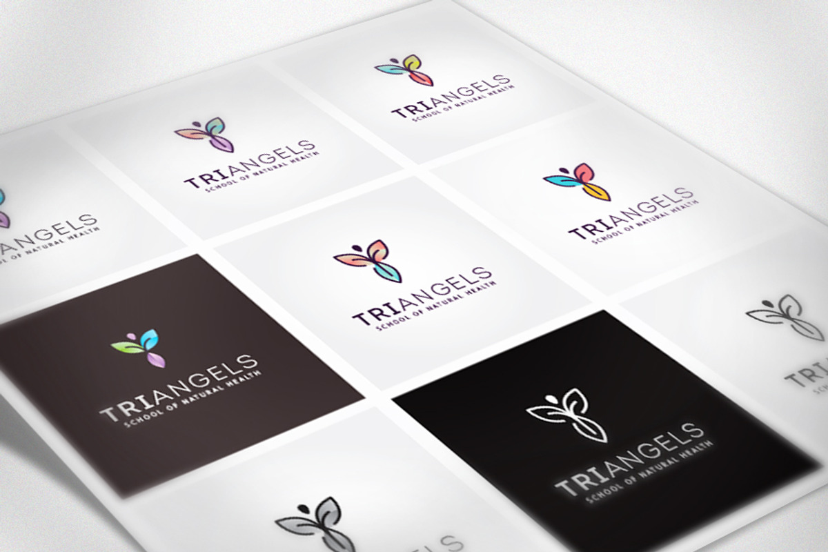 TriAngels-TemplateLogo, a Branding & Logo Template by Cre8iveSense (Photo 2 of 5)