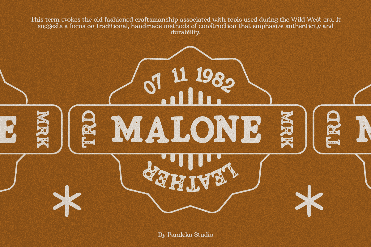 Chicaria - Vintage Display Font, a Slab Serif Font by Pandeka Studio (Photo 8 of 9)