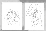 10 Love Goals Line Art, a Decorative Illustration by Miracles Everywhere (Thumbnail 3 of 7)
