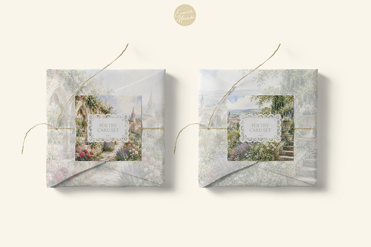 French Cottage Garden Watercolor Set, a Decorative Illustration by Euonia Meraki (Photo 16 of 18)