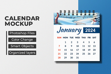 Calendar Mockup