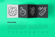 Organic | 25 Thin Line Icons, an Outline Icon by Alex Blogoodf (Thumbnail 3 of 15)
