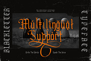 Hello Mytoys Blackletter, a Blackletter Font by alit design (Thumbnail 8 of 15)