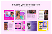 Retro Instagram Feed Canva Template, a Social Media Template by Cultive Creative (Thumbnail 9 of 14)