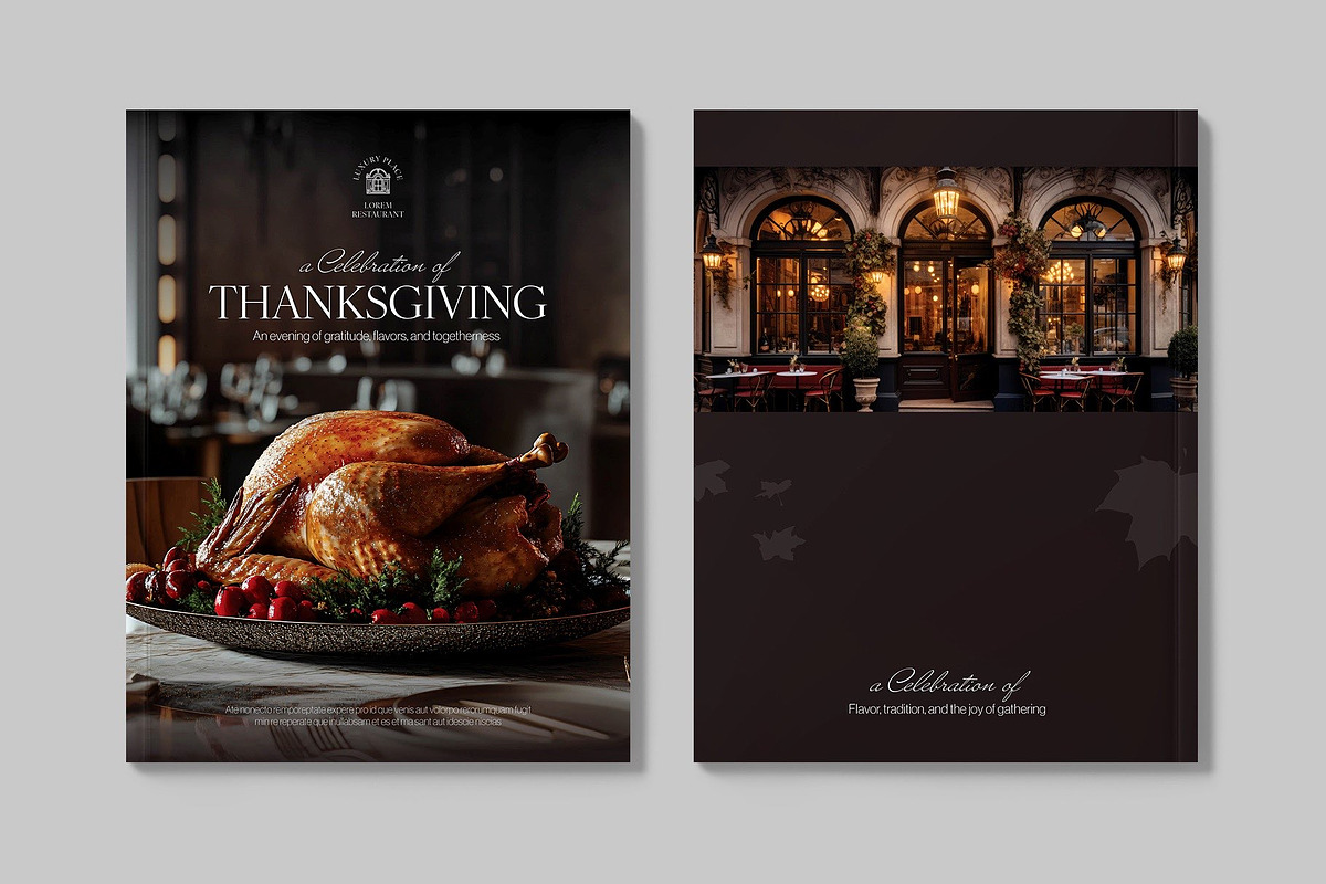 Thanksgiving Brochure Template, a Brochure Template by BrandPacks (Photo 5 of 6)