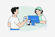 Payment Transaction Illustration, an Object Graphic by Jump Studio (Thumbnail 5 of 12)
