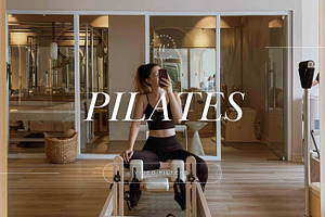 15 Pilates Mobile Video Filters LUTs, a Preset Add-On by TheWayfarerShoppe