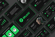 Music Presentation Template, a Presentation Template by BumbleGraph Studio (Thumbnail 4 of 4)