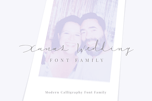 44 Fonts Xanas Wedding Font Family