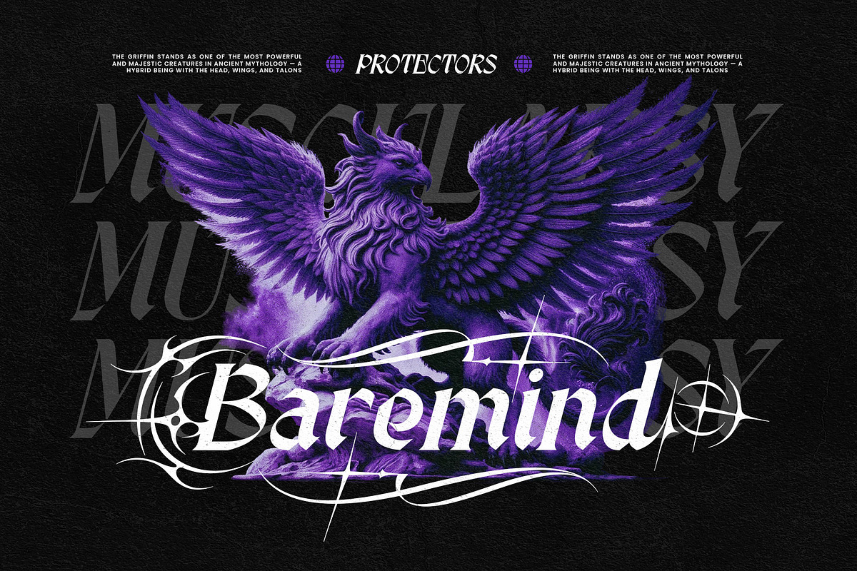 Sectra Chrome Typeface, a Blackletter Font by alit design (Photo 5 of 17)