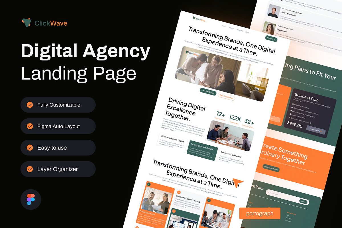 Digital Agency Landing Page